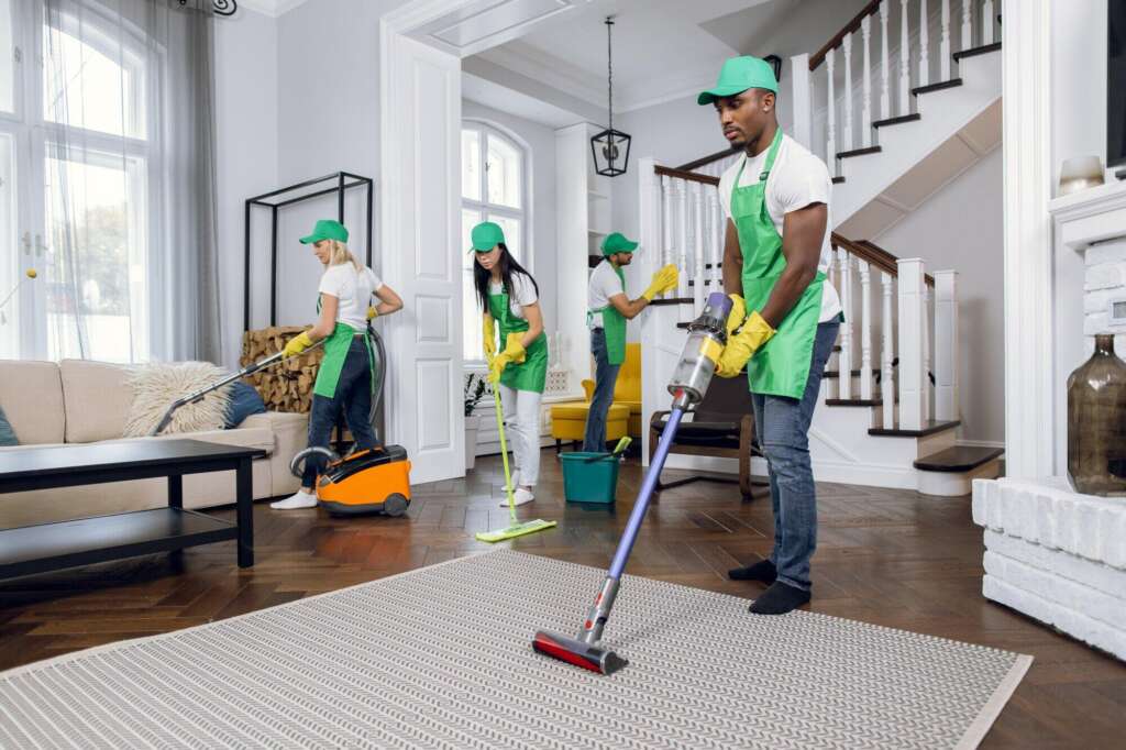 cleaning people 